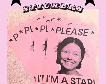 Pearl Stickers I Mia Goth Ti West I Horror Pink 2 Pack I PinkandFroggy
