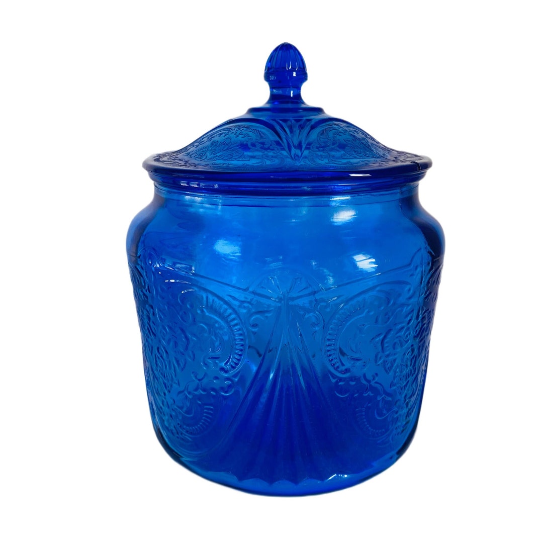 Amazing Cobalt Blue Cookie Jar Images