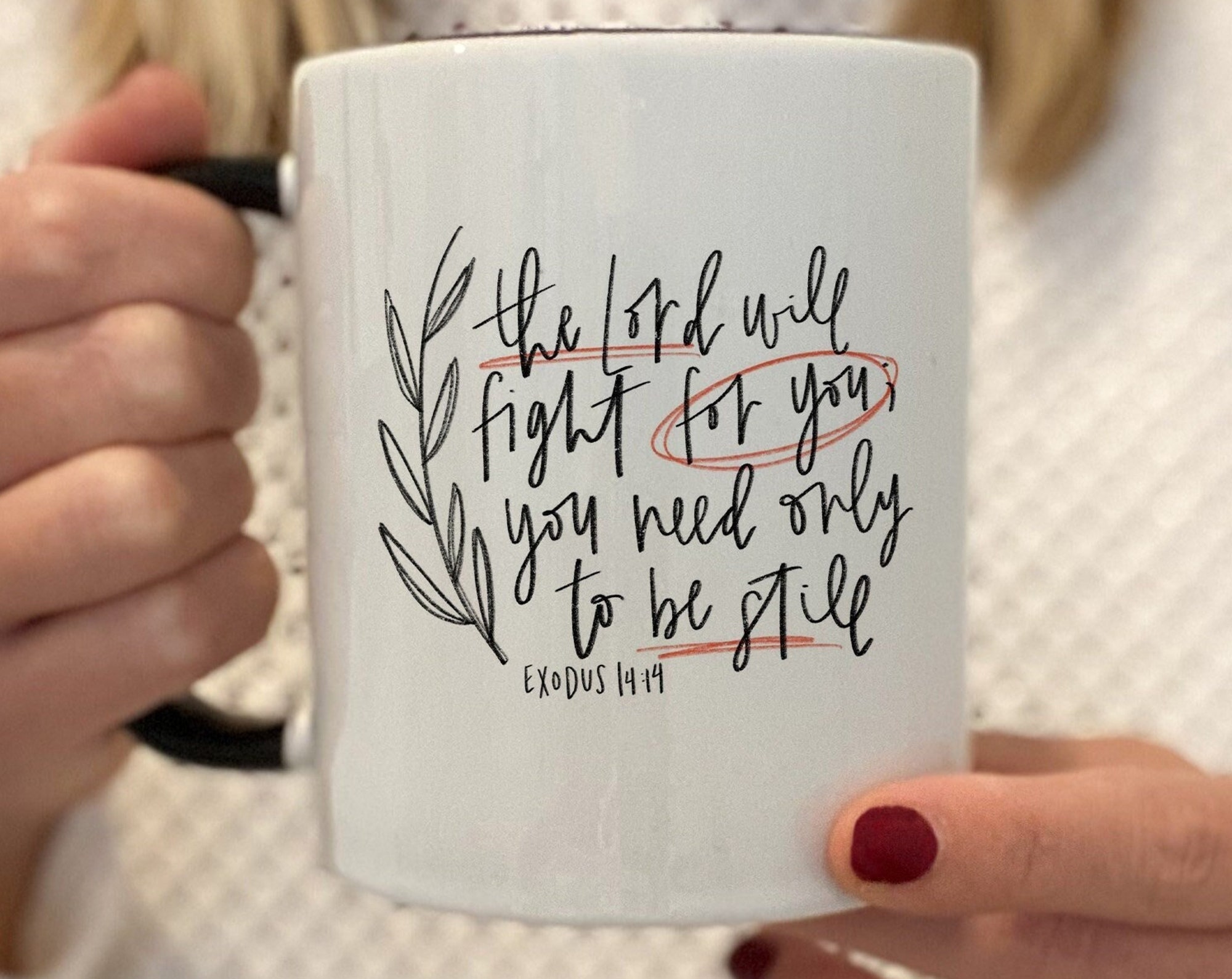 Discover Christian be still mug