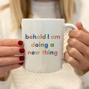 Christelijke koffiemok | Bijbelvers koffiemok | Religieuze geloofscadeaus | Christelijke koffiekop