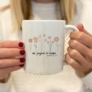 Vreugdemok | Christelijke koffiemok | Bijbelvers koffiemok | Religieuze geloofscadeaus | Christelijke koffiekop