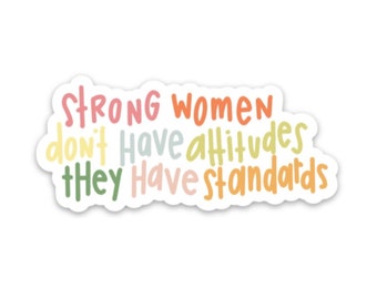 Feminist sticker | Strong women affirmation decal | Inspirational stickers