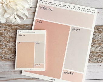 Boho Bible Study Notepad: Scripture Notes, Prayer & Gratitude