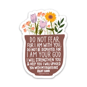 Christian fridge magnets | Bible verse magnets | God, Jesus, faith magnets | Isaiah 41:10 do not fear
