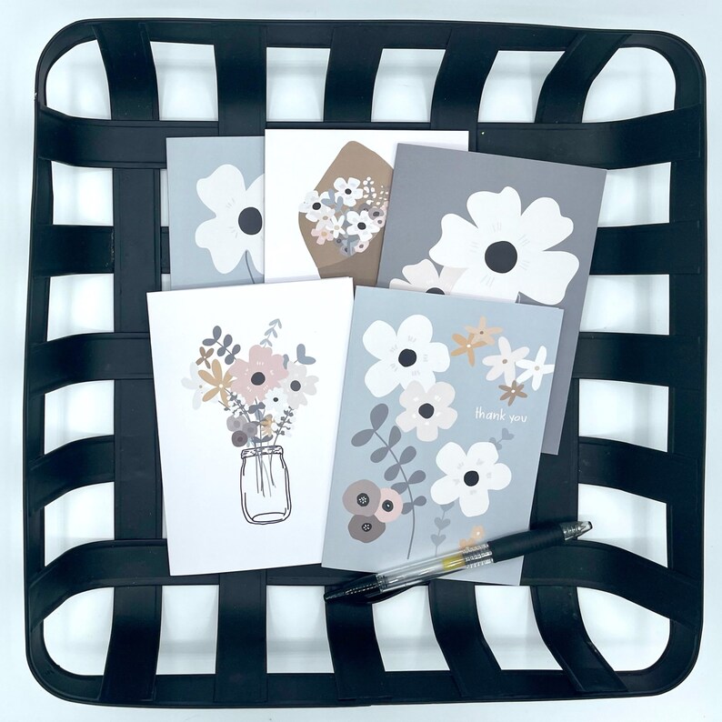 Handmade Greeting Cards Blank Inside Set of 5 Cards Etsy