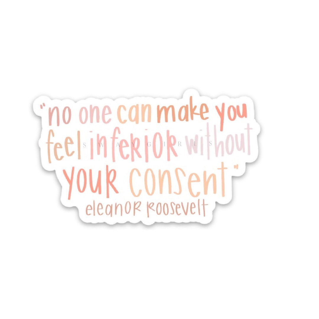Inspirational Quote Sticker: Waterproof Vinyl Decal (3.0 X 1.8) - Etsy