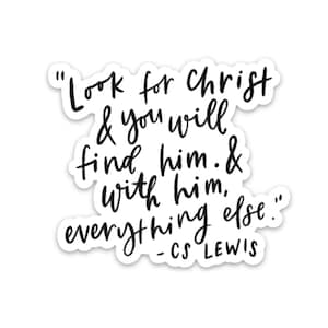 Christian magnets | Fridge magnets about faith, Jesus, the Bible | CS Lewis quote magnet