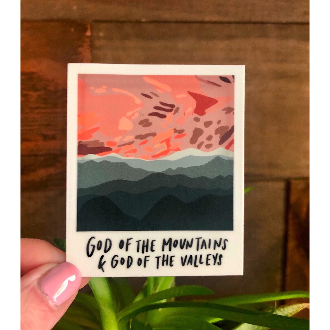 Christian stickers Aesthetic sticker about God Jesus Etsy