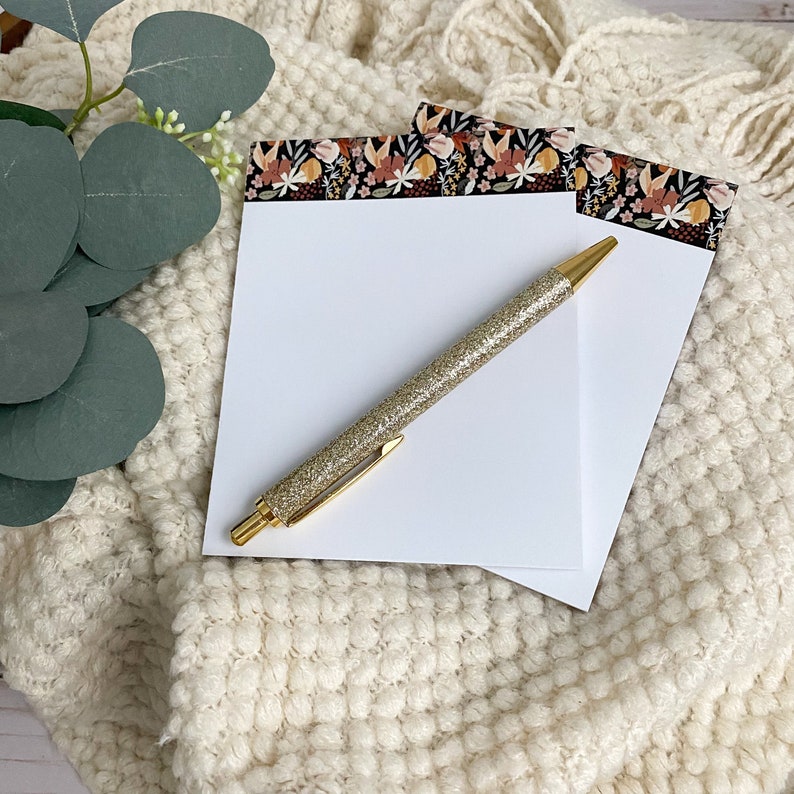 To do list | Custom notepads | Floral notes | Handmade note pads bild 8