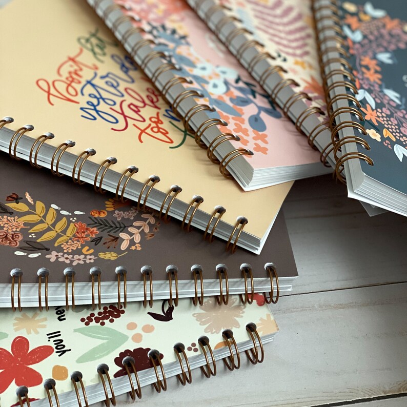 Bible journal | Prayer journal | Spiral notebooks about faith, Jesus, God | Soft cover notebook image 10