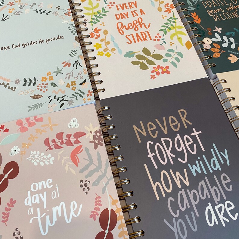Bible journal | Prayer journal | Spiral notebooks about faith, Jesus, God | Soft cover notebook image 7