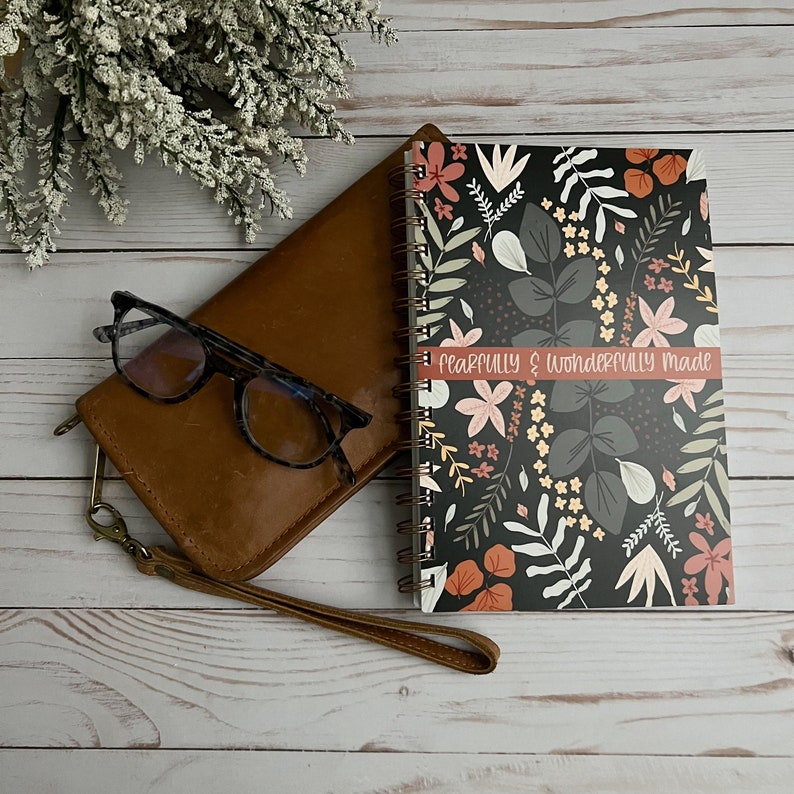 Spiral notebooks | Soft cover journal | Faith notebook | Fearfully & wonderfully made Bible journal bild 6