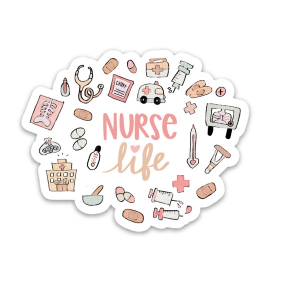 Nurse Sticker, Nurses 2020 stickers, nursing stickers, nurses day