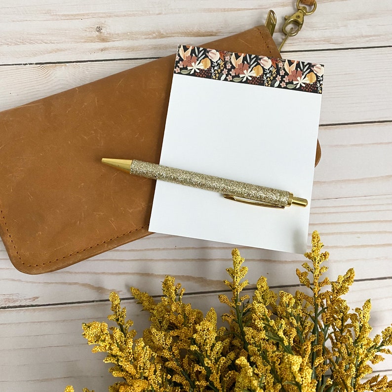 To do list | Custom notepads | Floral notes | Handmade note pads bild 3