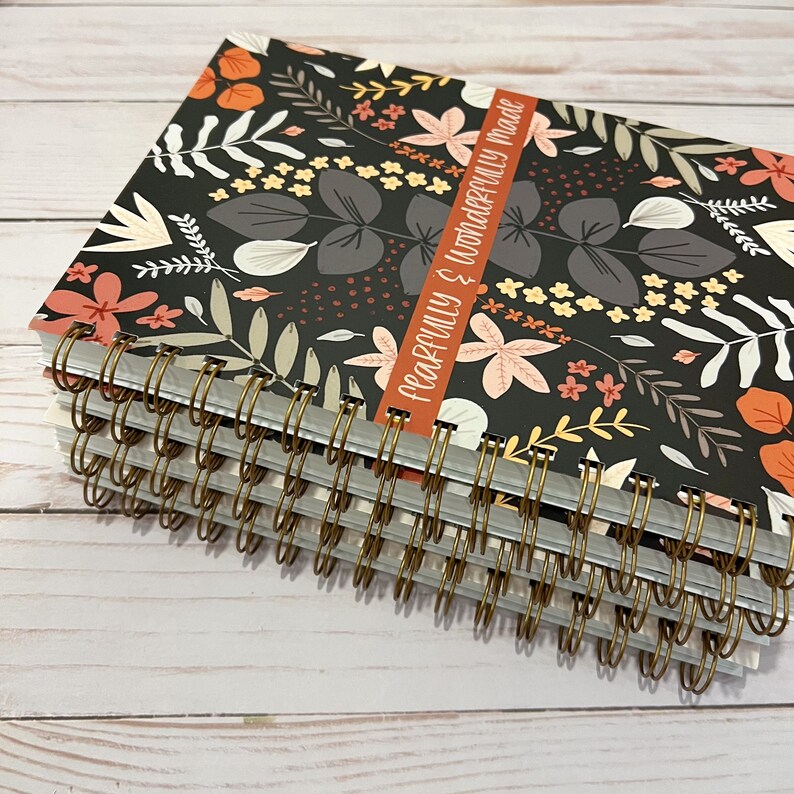 Spiral notebooks | Soft cover journal | Faith notebook | Fearfully & wonderfully made Bible journal bild 9