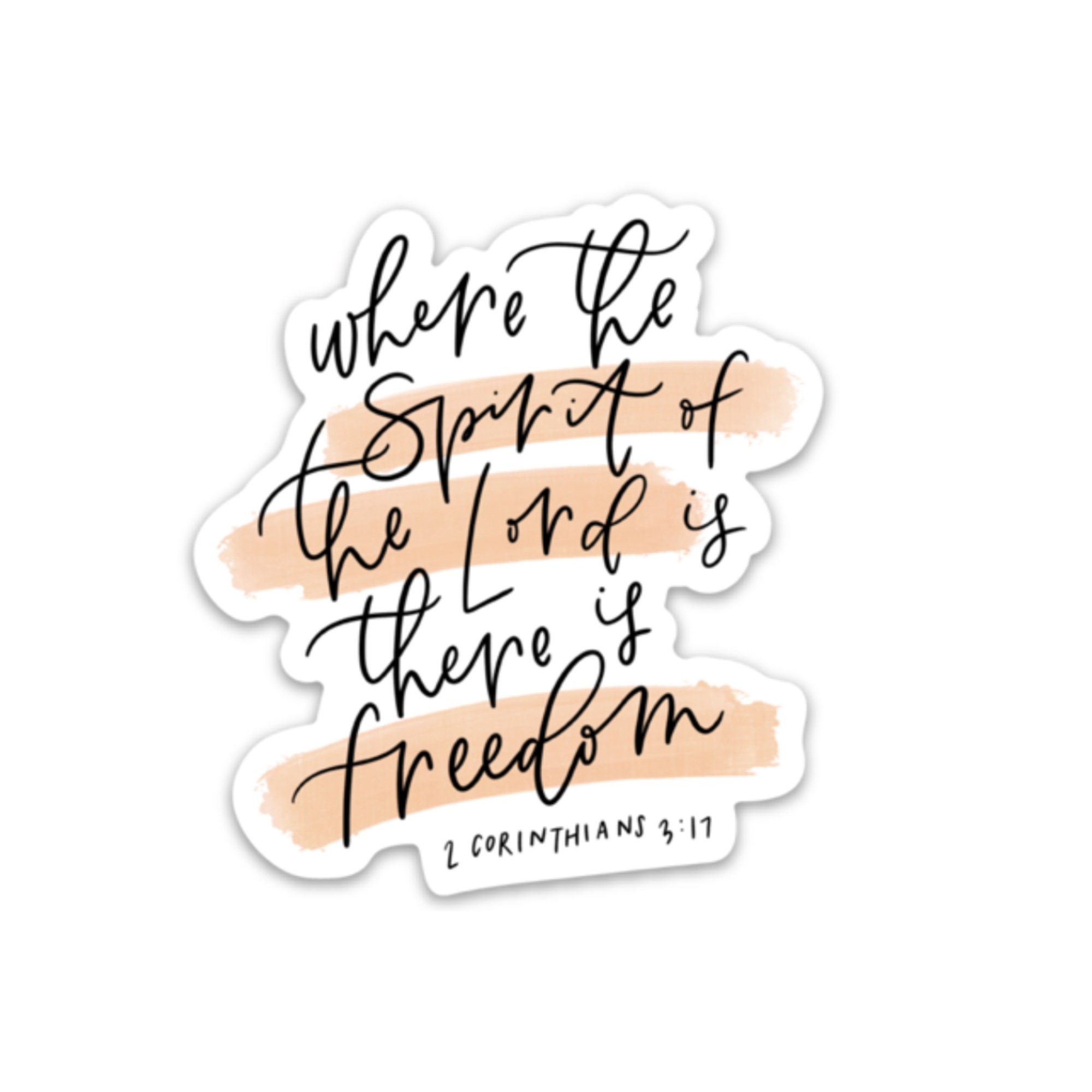 Sticker | 2 Corinthians 3:17
