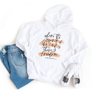 Christian sweatshirt | Religious hoodie | Bible verse quotes