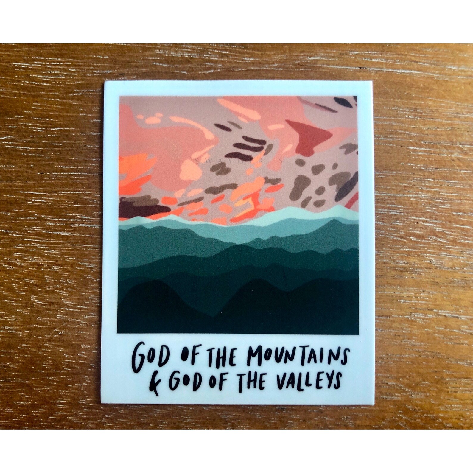 Christian stickers Aesthetic sticker about God Jesus Etsy