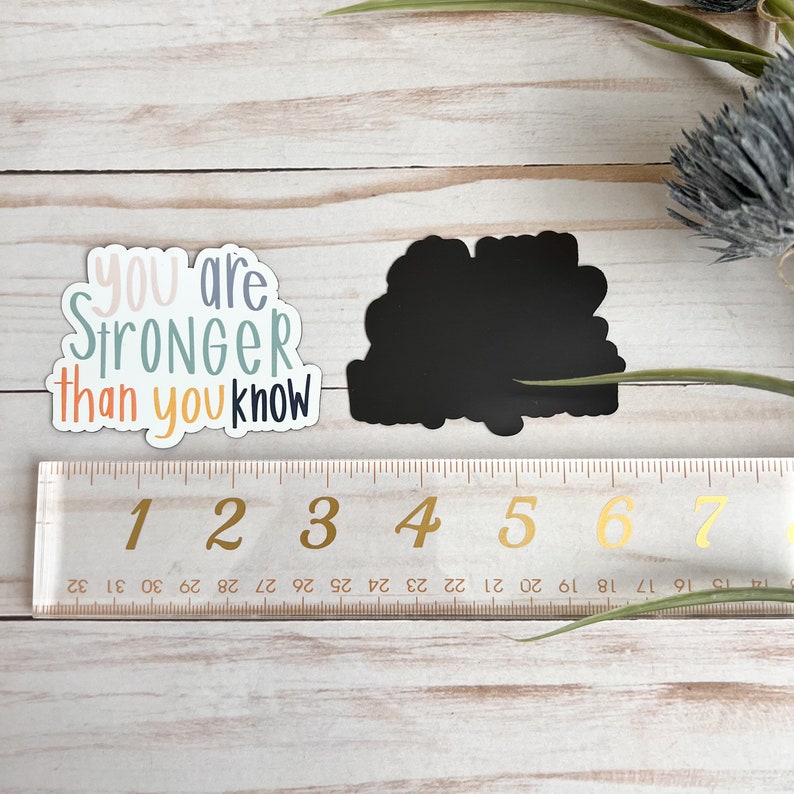 You Are Stronger Than You Know Inspirational Quote Etsy