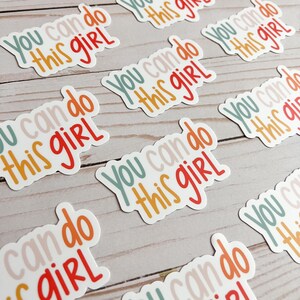 Girl stickers | Inspirational decal | Self care sticker | Mental health sticker imagem 5