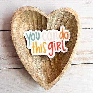 Girl stickers | Inspirational decal | Self care sticker | Mental health sticker imagem 8