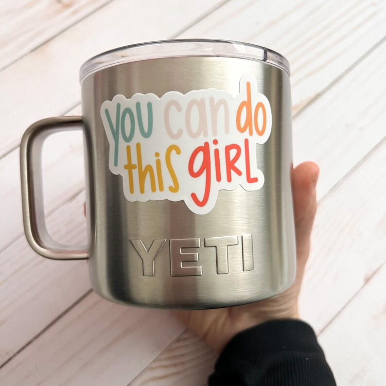 Girl stickers | Inspirational decal | Self care sticker | Mental health sticker imagem 3