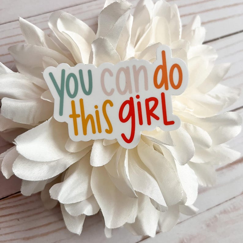 Girl stickers | Inspirational decal | Self care sticker | Mental health sticker imagem 10