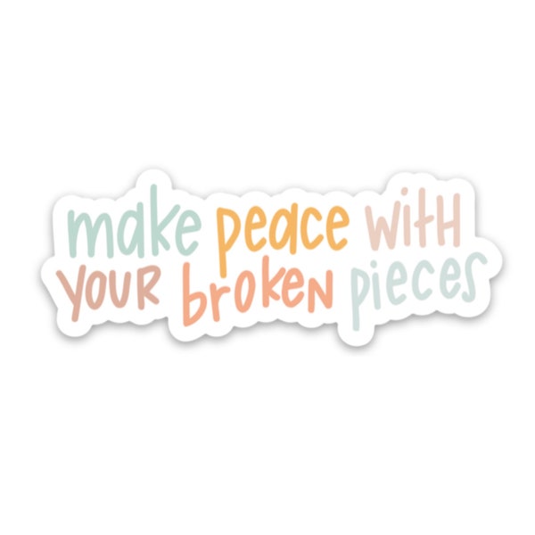 Self care sticker | Positive decals | Mental health quote stickers