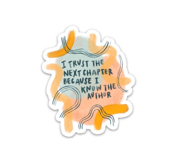 Religious stickers | Christian decals | I trust the next chapter