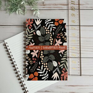 Spiral notebooks | Soft cover journal | Faith notebook | Fearfully & wonderfully made Bible journal bild 5