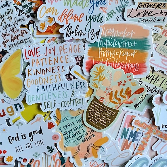tablet UGH Quote Glossy Vinyl Sticker planner laptop ideal for phone