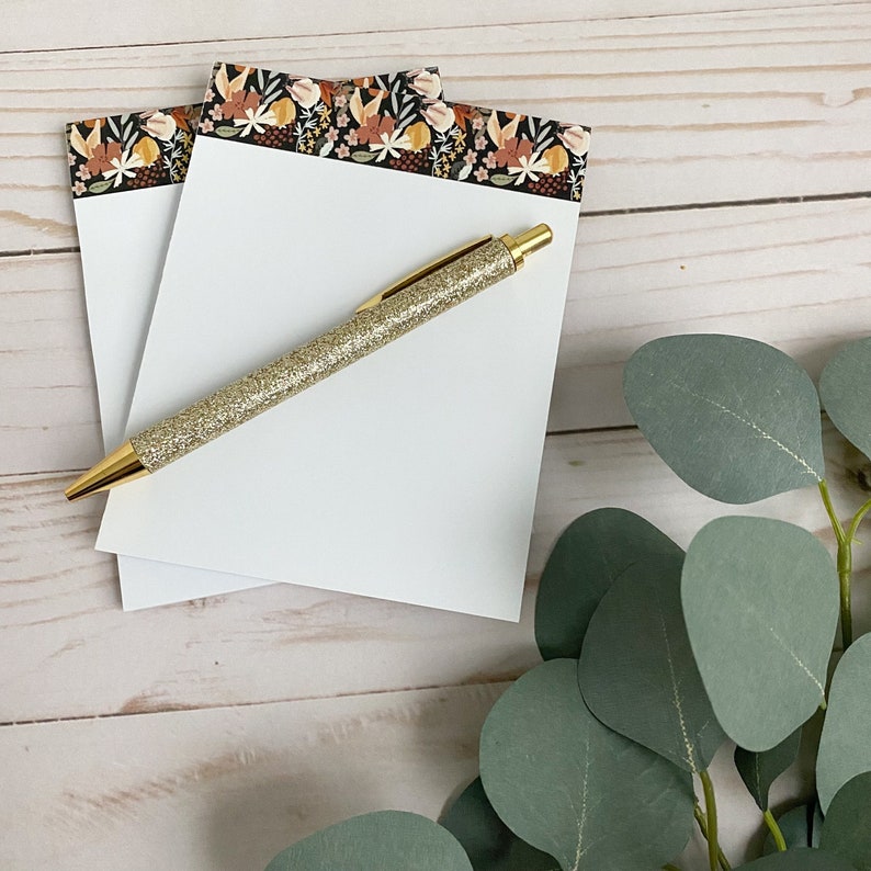 To do list | Custom notepads | Floral notes | Handmade note pads bild 6