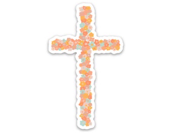 Cross sticker | Christian decals | Jesus stickers