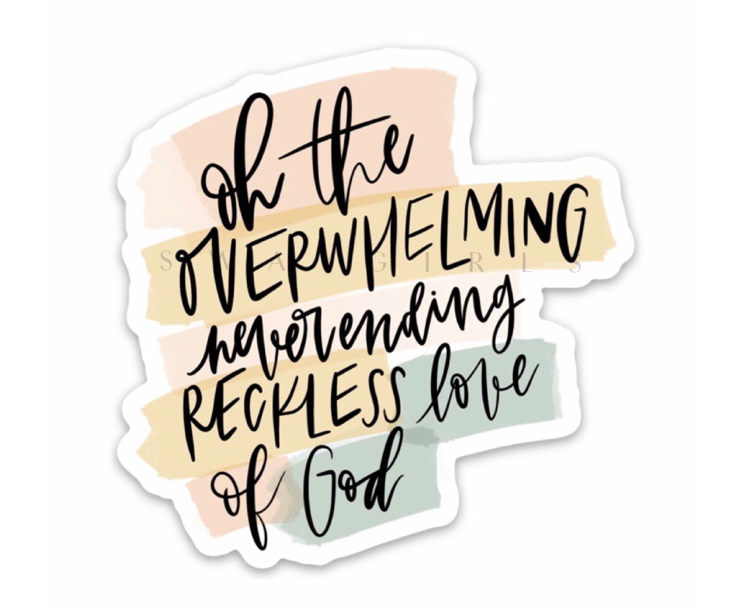 Faith stickers & Christian gifts Bible verse quotes Jesus Etsy