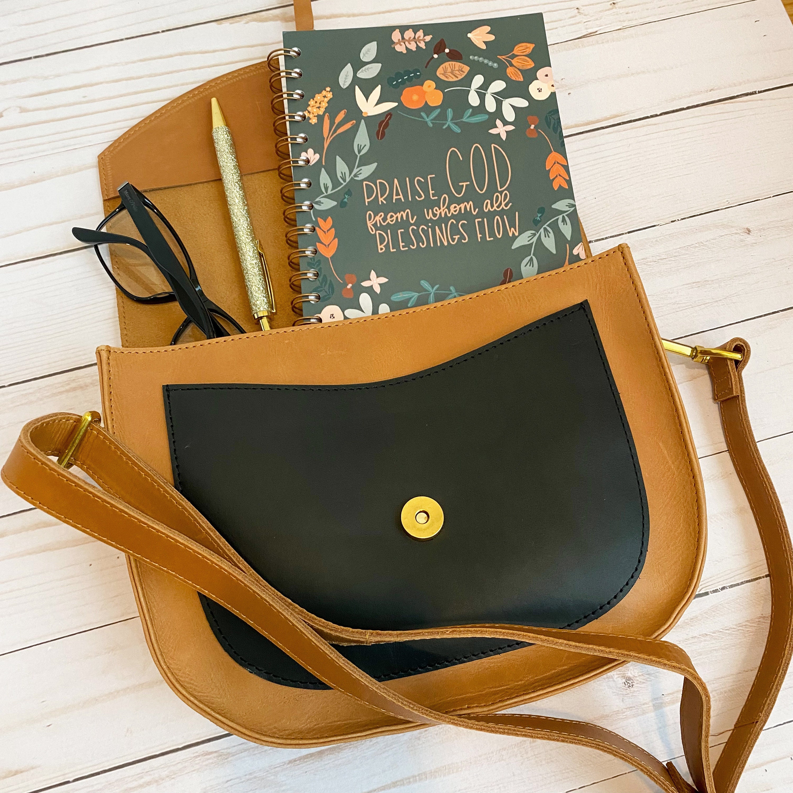Spiral notebooks | Soft cover journal | Faith notebook | Praise God from whom all blessings flow