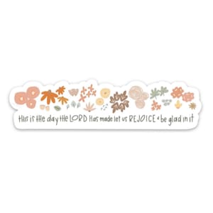 Bible verse sticker | Christian stickers | This is the day the Lord has made