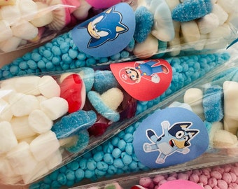 Childrens cartoon character sweet cones