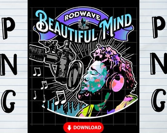 Rod Wave Fan Art, Rod Wave Png, Instant Download, Rod Wave Sublimation Graphic Design, Rod Wave Beautiful Mind Tour Png, Digital Download