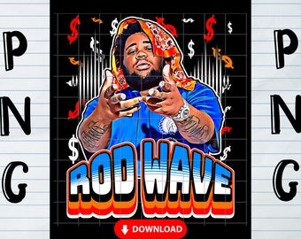 Rod Wave Instant Download, Rod Wave Fan Art, Rod Wave Png, Beautiful Mind, Rod Wave Graphic 2022 PNG, Digital Download