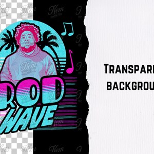 Rod Wave PNG Bundle | Rapper Graphic Designs Pack | Instant Digital ...