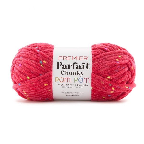 Pom Pom Premier Parfait Chunky Yarn, Amigurumi Yarn, Super Bulky Yarn, Chenille Yarn