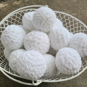 Snowball Crochet Pattern, PDF download, Decor Crochet Pattern, Amigurumi Pattern, Quick Pattern