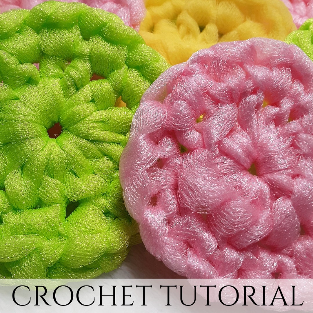 Crochet Pattern Dish Scrubbie, Pdf Instant Download, With Video ...