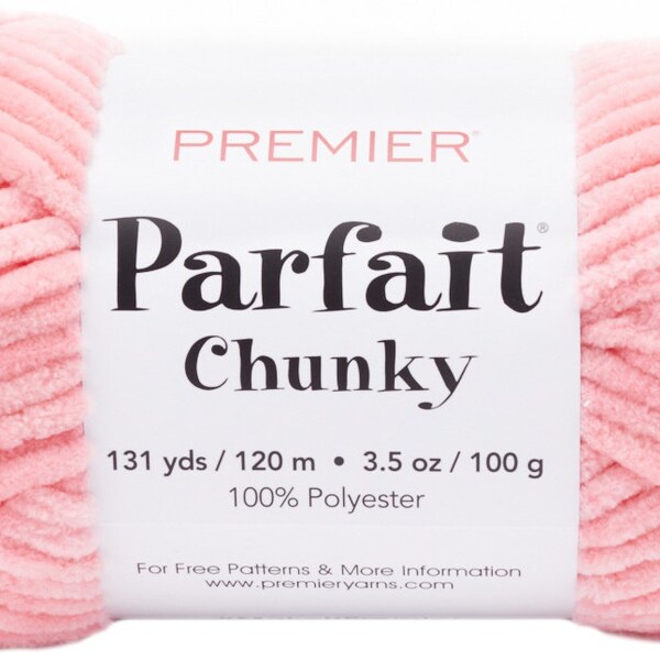 Premier Parfait Chunky Yarn, Plushie Yarn, Chenille Yarn, Crochet Yarn, Amigurumi Yarn