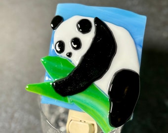 Panda Fused Glass Night Light