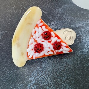 Slice of Pizza Fused Glass Night Light image 8