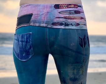 Feathers of Our Fathers Yoga Pants and Leggings