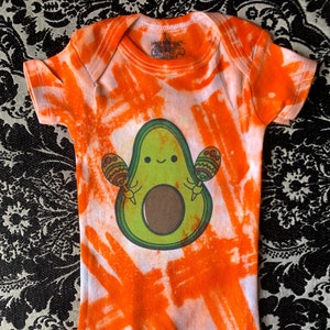 Avocado with Maracas Onesie or Tee