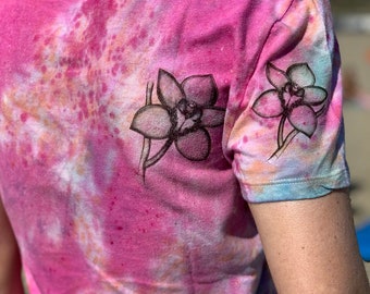 White Flower Tuxedo Tee T-Shirt WHITEFLOWER-PC61