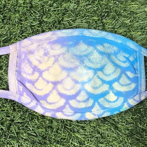 Purple Mermaid Cotton Face Mask